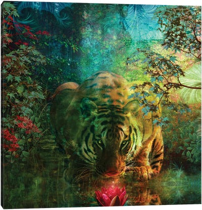 Regal Serenity Canvas Art Print - Jungles