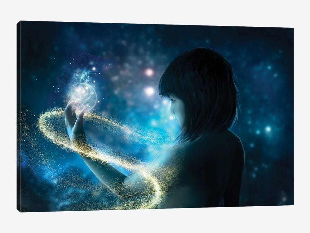Child Of The Universe by Claudia McKinney 1-piece Canvas Art