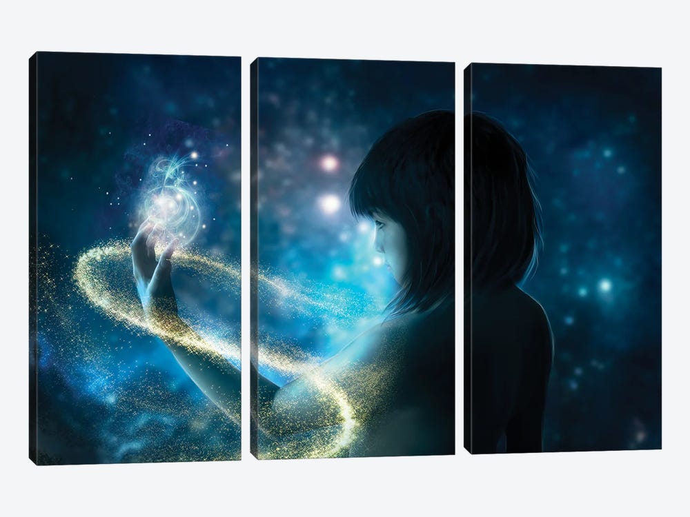 Child Of The Universe 3-piece Canvas Wall Art