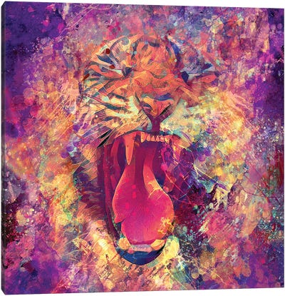 Eye Of The Tiger Canvas Art Print - Claudia McKinney