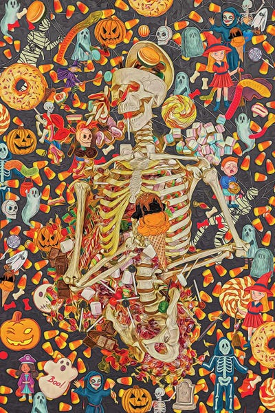 Skeletons: Sweet And Scary Skeletons by Claudia McKinney
