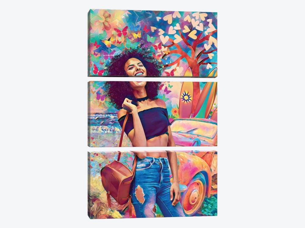 World of Color by Claudia McKinney 3-piece Canvas Print