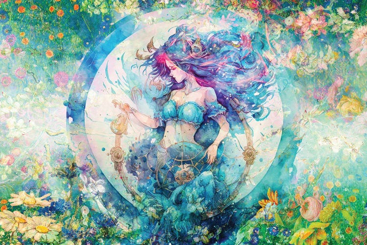 Aquarius by Claudia McKinney wall art