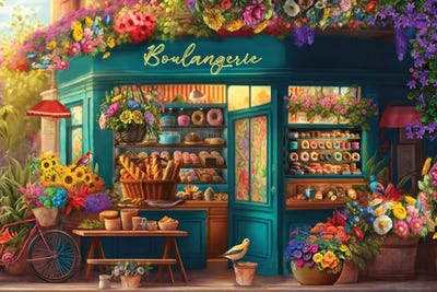 Boulangerie by Claudia McKinney canvas print