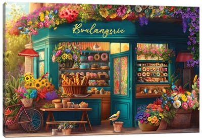 Boulangerie Canvas Art Print - Bread Art