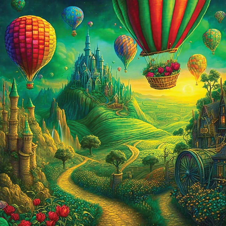 We're Off To See The Wizard by Claudia McKinney wall art