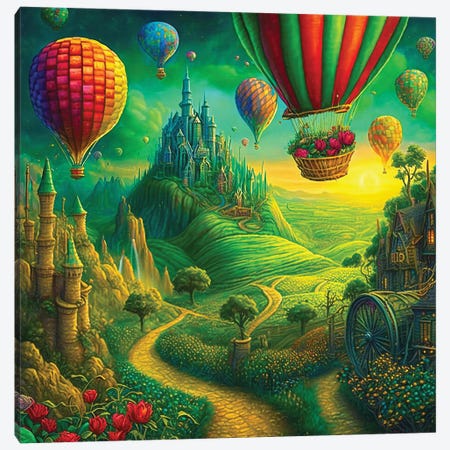 We're Off To See The Wizard Canvas Print #CMK229} by Claudia McKinney Canvas Print