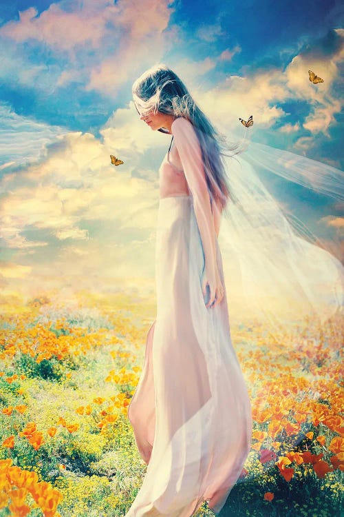 Flower Child by Claudia McKinney wall art