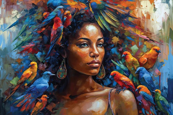 Parrots: Color by Claudia McKinney