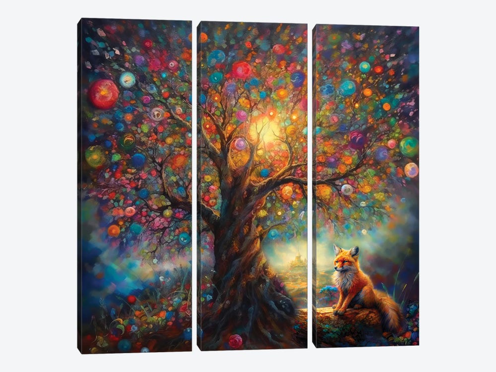 In Living Color by Claudia McKinney 3-piece Canvas Art