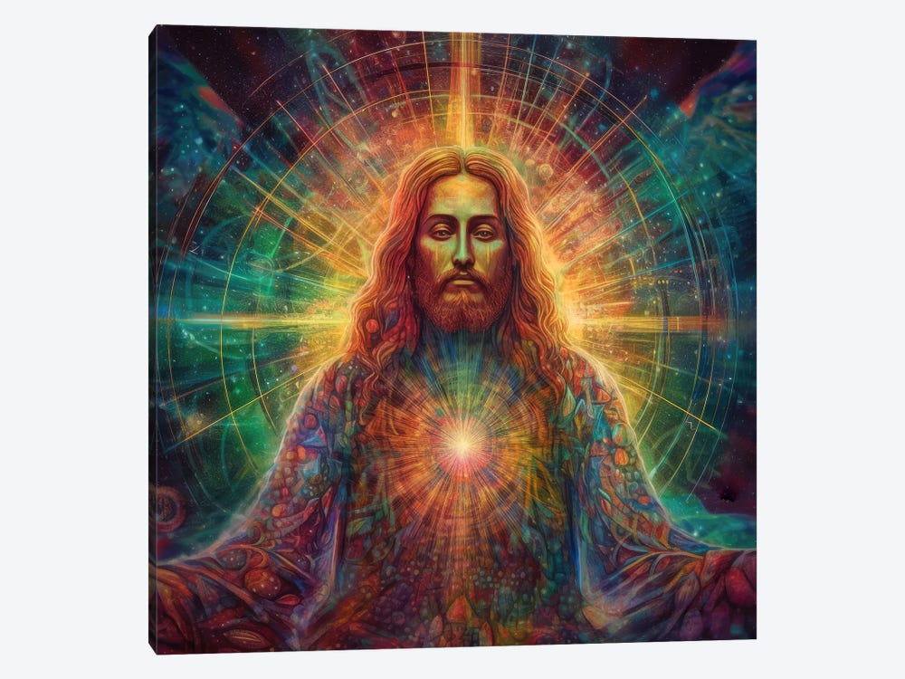 The Cosmic Christ by Claudia McKinney 1-piece Canvas Print