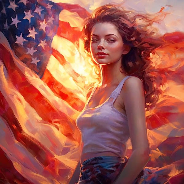 American Flags: American Pie by Claudia McKinney