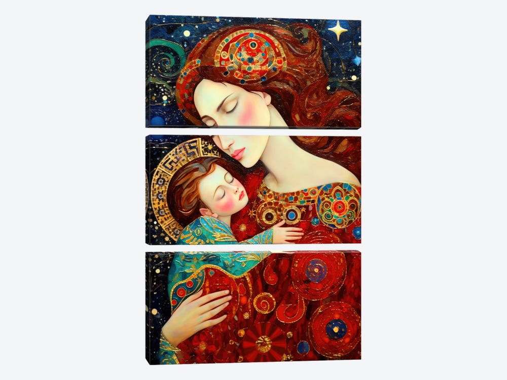 A Sacred Love by Claudia McKinney 3-piece Canvas Print