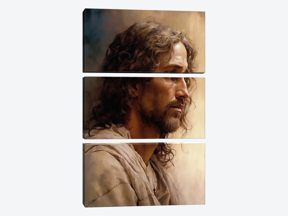 The Christ by Claudia McKinney 3-piece Canvas Wall Art