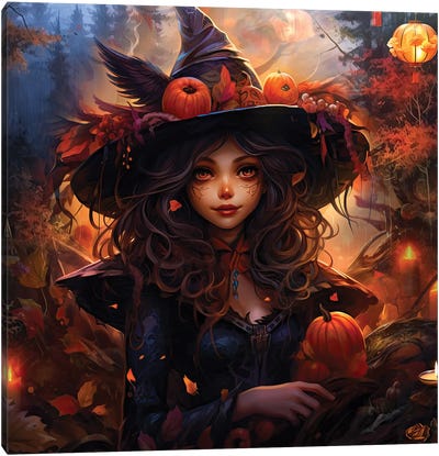 Magic Time Canvas Art Print - Autumn & Thanksgiving