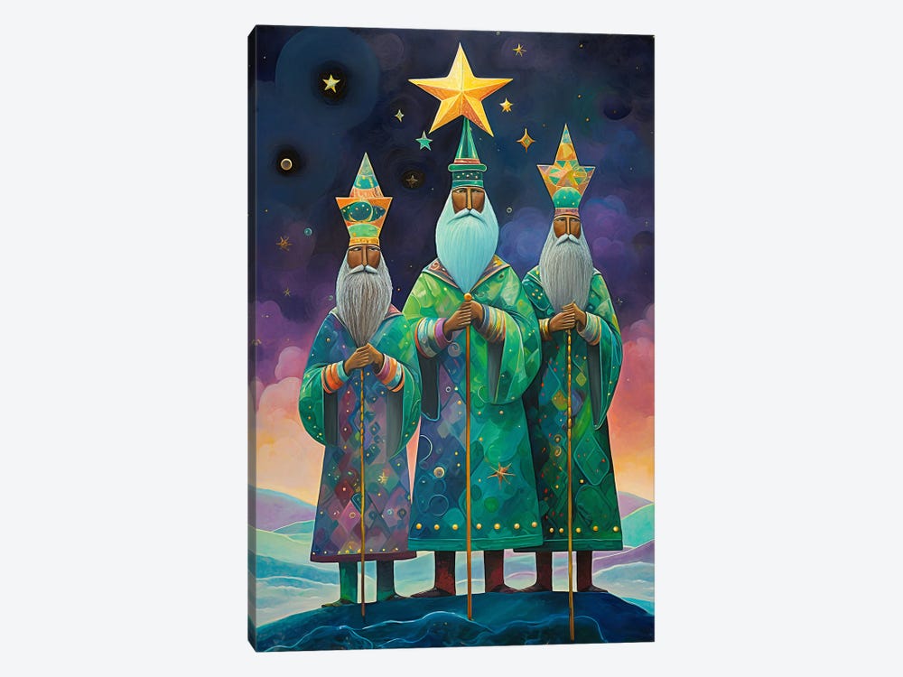 We Three Kings by Claudia McKinney 1-piece Canvas Art