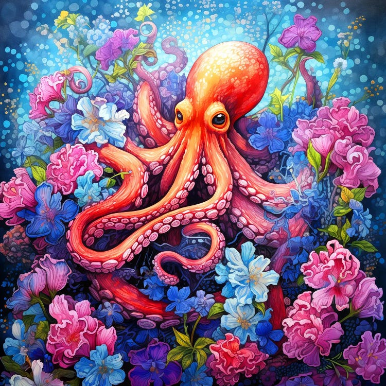 Octopus Garden by Claudia McKinney wall art