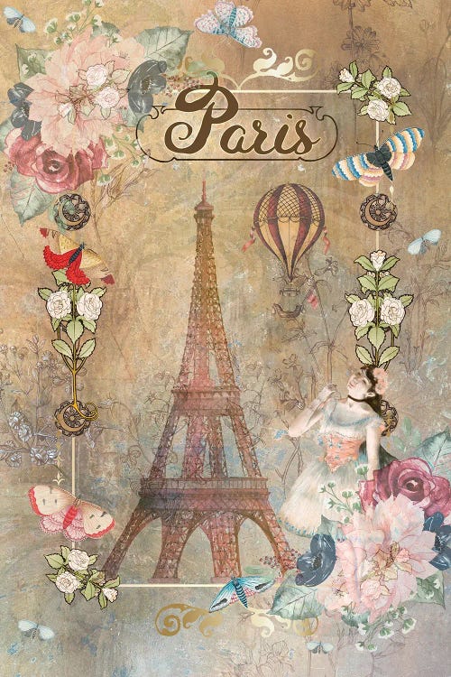 From Paris With Love by Claudia McKinney wall art