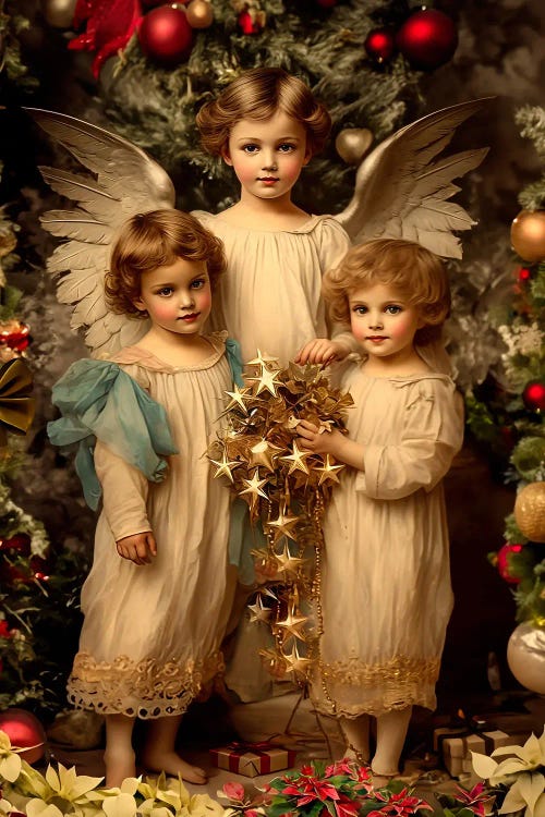 Vintage Christmas by Claudia McKinney wall art