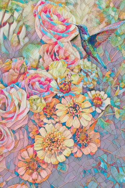 Glass Flowers by Claudia McKinney canvas print