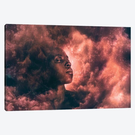 Head In The Clouds Canvas Print #CMK33} by Claudia McKinney Canvas Wall Art