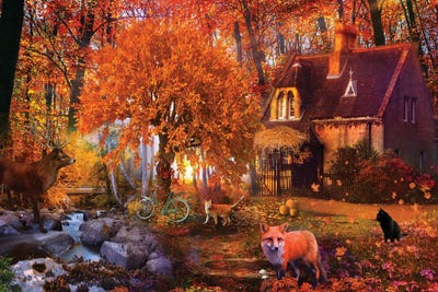 Home for the Holidays by Claudia McKinney multi panel art