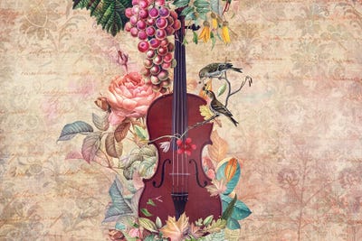 La Primavera by Claudia McKinney multi panel art