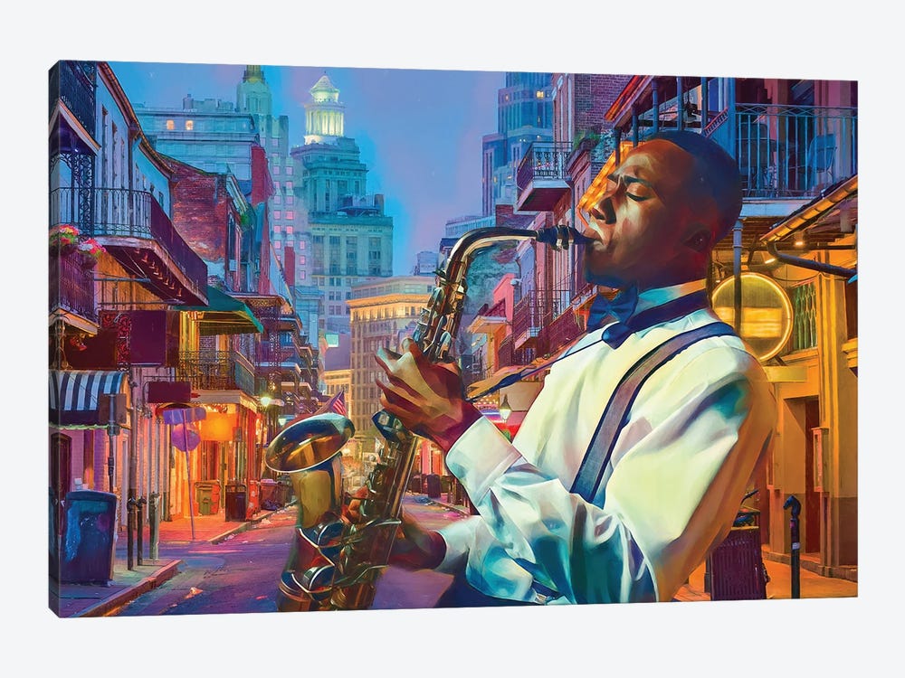All That Jazz by Claudia McKinney 1-piece Canvas Art
