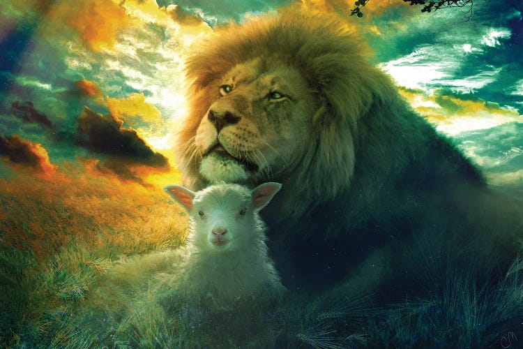 Lion And Lamb Truth And Humility