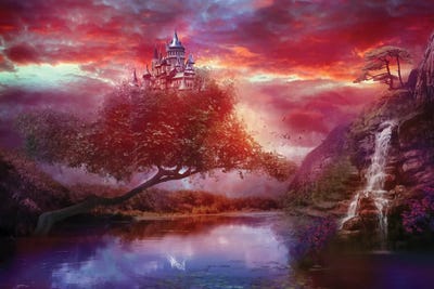 Love's Sunset by Claudia McKinney canvas print