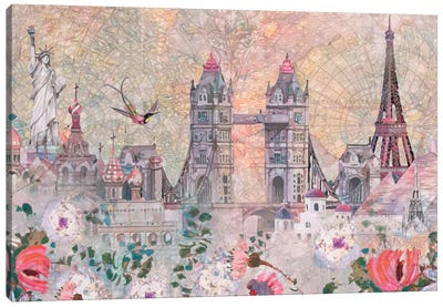 Around the World Canvas Art Print - Tower Bridge