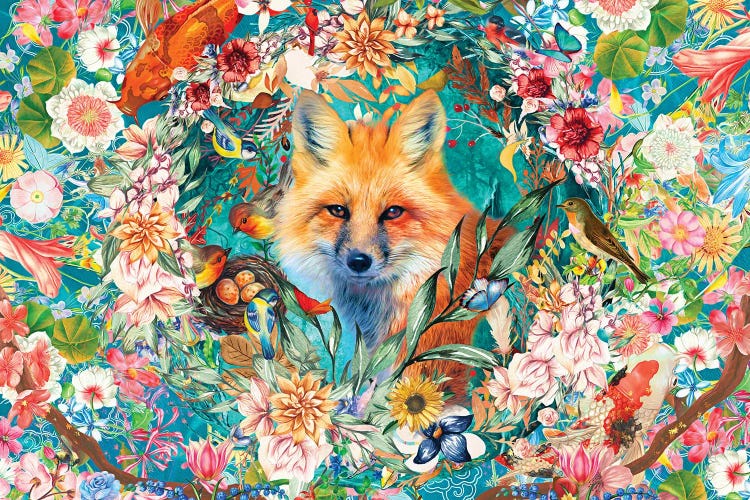Miss Foxy by Claudia McKinney wall art