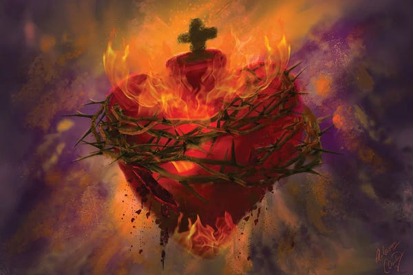 Hearts: Sacred Heart by Claudia McKinney
