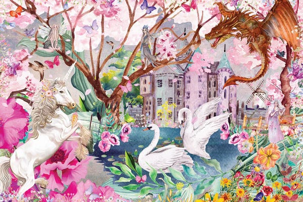 The Secret Lives Of Fairies: Sakura Swans by Claudia McKinney