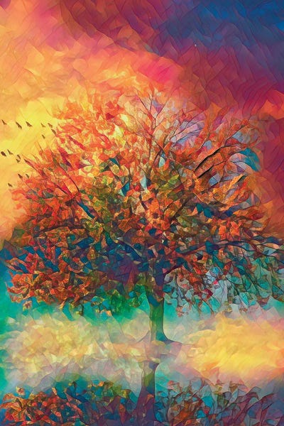 Tree Of Wonder by Claudia McKinney framed canvas print