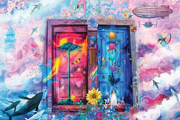 Psychedelic: Two Doors Down by Claudia McKinney