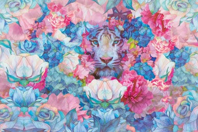 Wild Springtime by Claudia McKinney framed canvas print