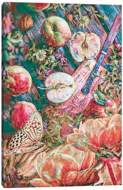 Apple Season Canvas Art Print - Claudia McKinney