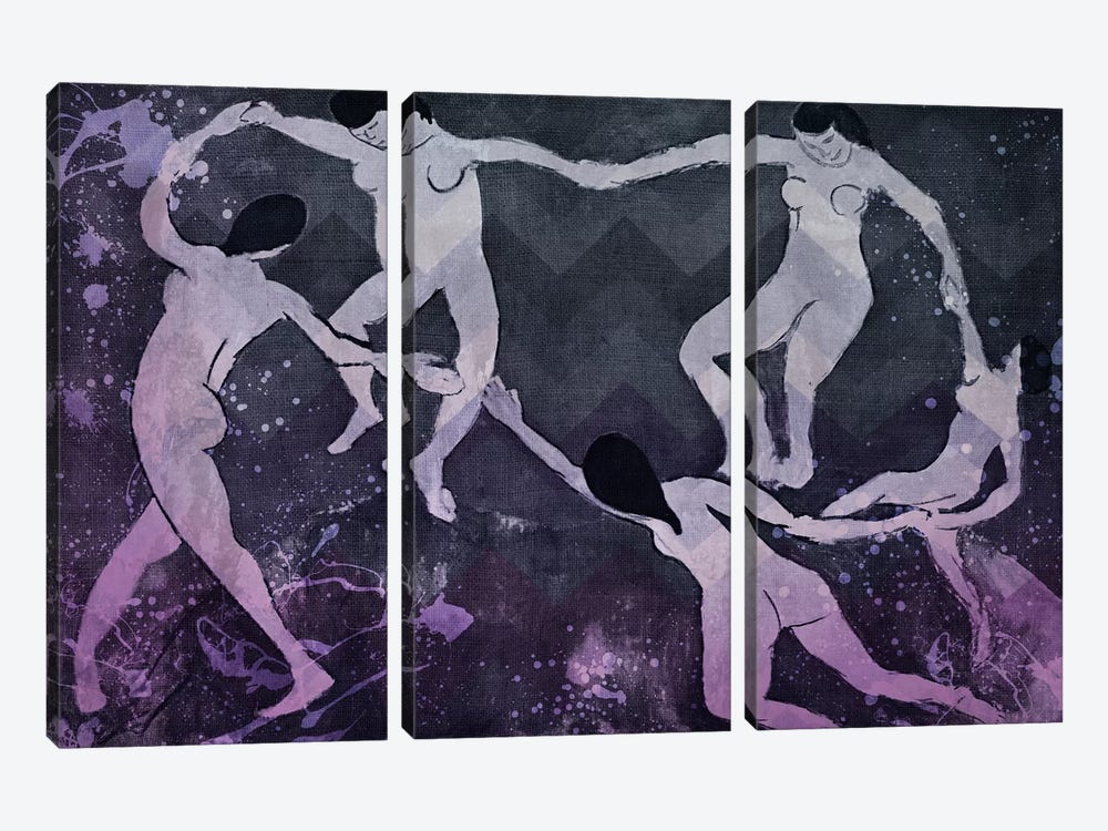Dance III by 5by5collective 3-piece Canvas Print