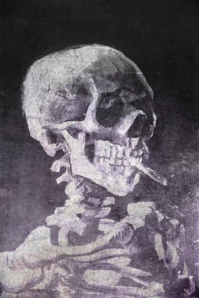 Artists Like Van Gogh: Skull of a Skeleton VI by 5by5collective