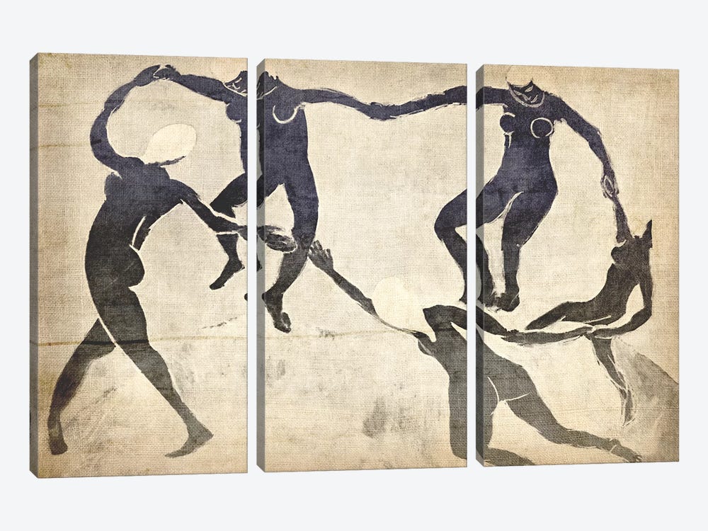 Dance V by 5by5collective 3-piece Art Print