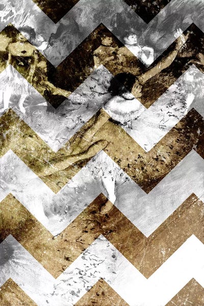 Chevron: Green Dancer VII by 5by5collective