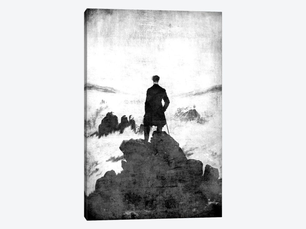 Wanderer above the Sea of Fog II by 5by5collective 1-piece Canvas Wall Art