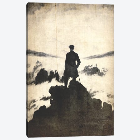 Wanderer above the Sea of Fog V Canvas Print #CML149} by 5by5collective Art Print