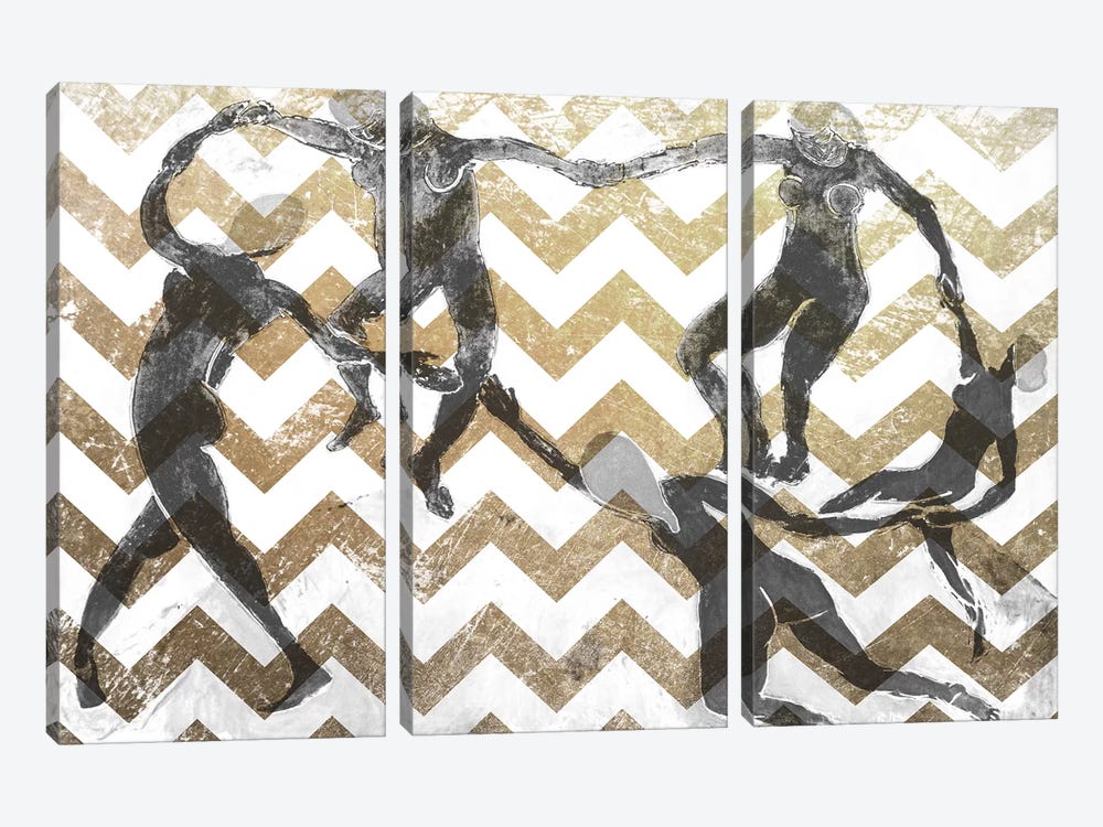 Dance VII by 5by5collective 3-piece Art Print