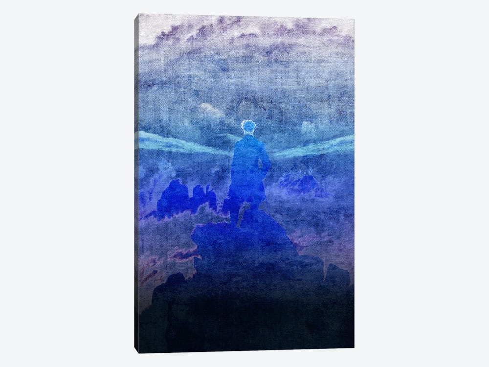 Wanderer above the Sea of Fog VI 1-piece Canvas Art Print