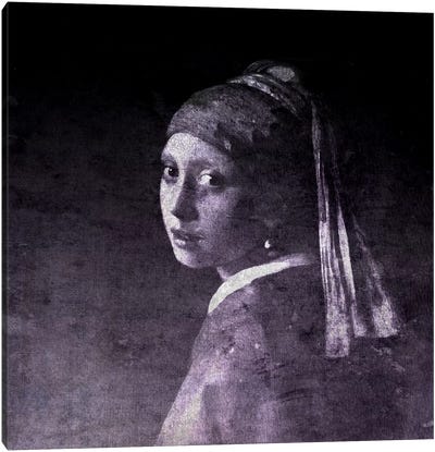 Girl with a Pearl Earring V Canvas Art Print - Classics Through A Modern Lens