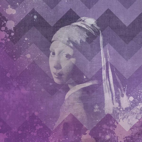 Ultra Serene: Girl with a Pearl Earring VII by 5by5collective