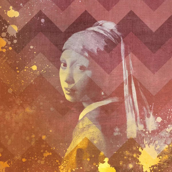 Girl With A Pearl Earring: Girl with a Pearl Earring VIII by 5by5collective