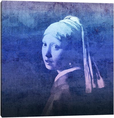 Girl with a Pearl Earring X Canvas Art Print - Classics Through A Modern Lens